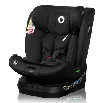 Lionelo - Autosedačka s otočnou základňou BRAVE i-Size 40-150 cm Black Carbon