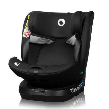 Lionelo - Autosedačka s otočnou základňou BRAVE i-Size 40-150 cm Black Carbon