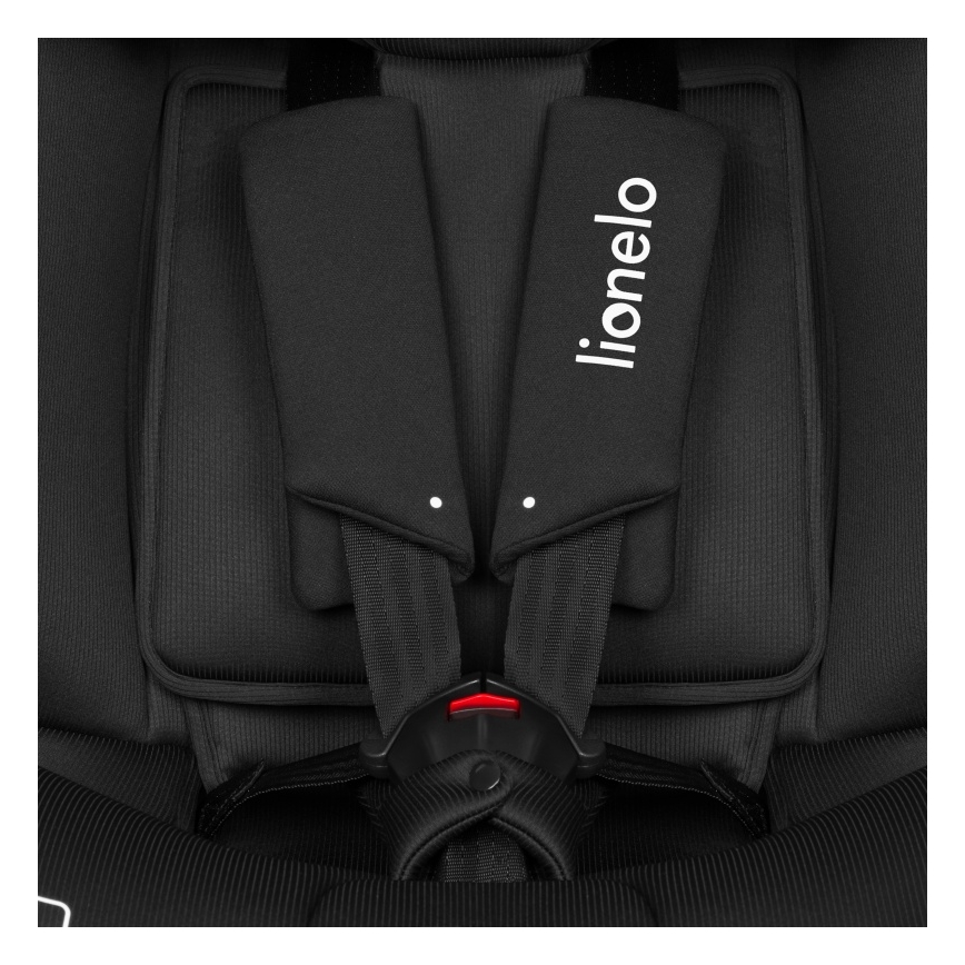 Lionelo - Autosedačka s otočnou základňou BRAVE i-Size 40-150 cm Black Carbon