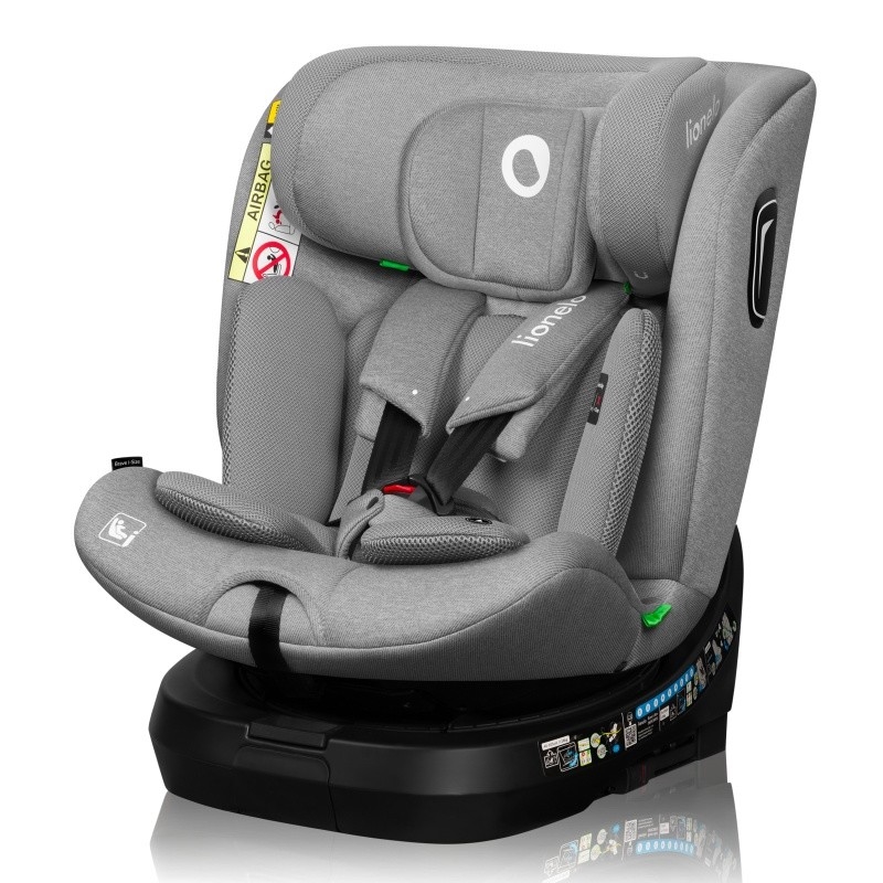 Lionelo - Autosedačka s otočnou základňou BRAVE i-Size 40-150 cm Kamenná šedá