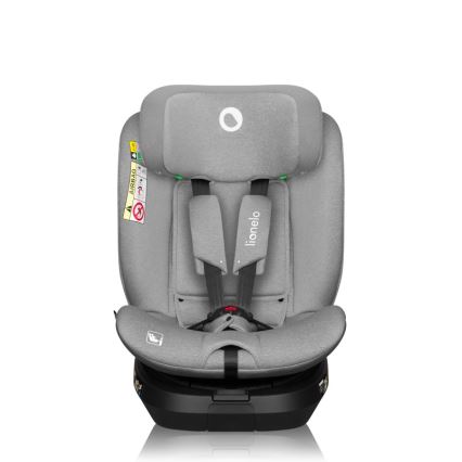 Lionelo - Autosedačka s otočnou základňou BRAVE i-Size 40-150 cm Kamenná šedá