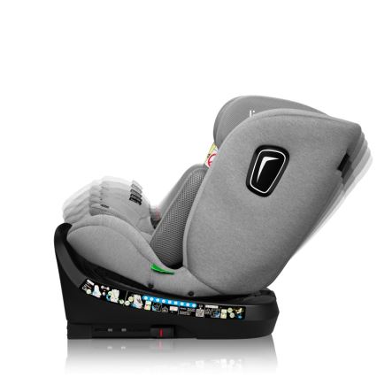 Lionelo - Autosedačka s otočnou základňou BRAVE i-Size 40-150 cm Kamenná šedá