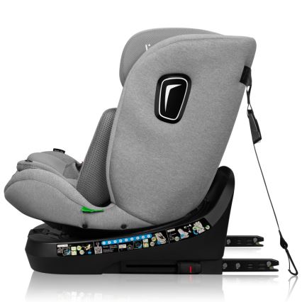 Lionelo - Autosedačka s otočnou základňou BRAVE i-Size 40-150 cm Kamenná šedá
