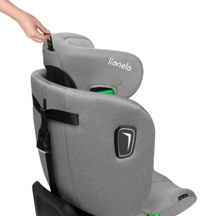 Lionelo - Autosedačka s otočnou základňou BRAVE i-Size 40-150 cm Kamenná šedá