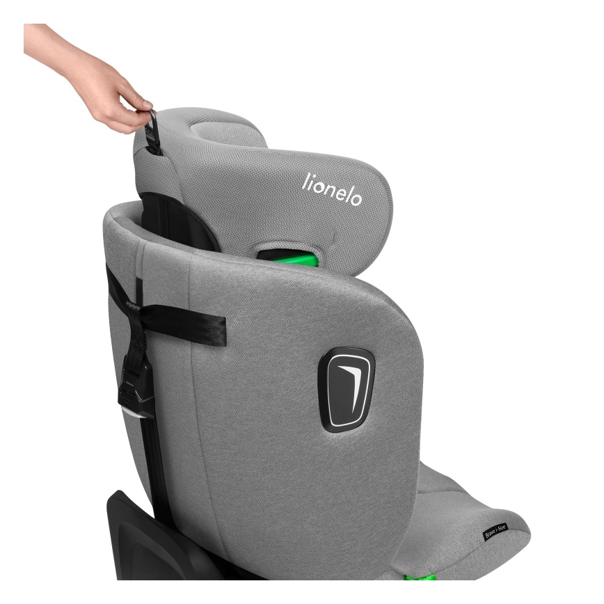 Lionelo - Autosedačka s otočnou základňou BRAVE i-Size 40-150 cm Kamenná šedá