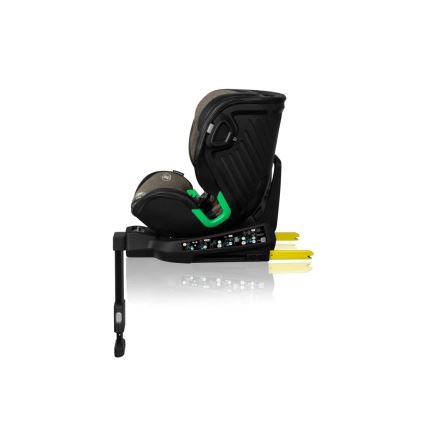 Lionelo - Autosedačka s otočnou základňou HARMONY i-Size 40-150 cm čierna/olivová