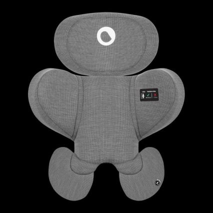 Lionelo - Autosedačka s otočnou základňou HARMONY i-Size 40-150 cm čierna/šedá