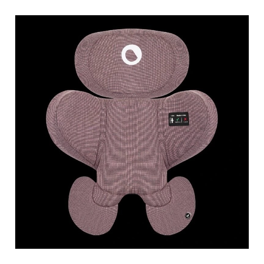 Lionelo - Autosedačka s otočnou základňou HARMONY i-Size 40-150 cm ružová
