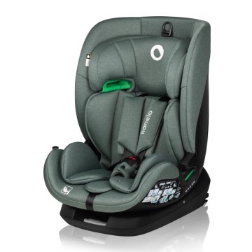 Lionelo - Autosedačka s otočnou základňou LAVENDER i-Size 76-150 cm pistáciová zelená