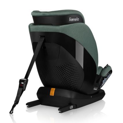 Lionelo - Otočná autosedačka so základňou LAVENDER i-Size 76-150 cm Pistáciová zelená