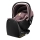 Lionelo - Autosedačka s otočnou základňou MOXIE SET i-Size 40-87 cm Ružovo-mauve