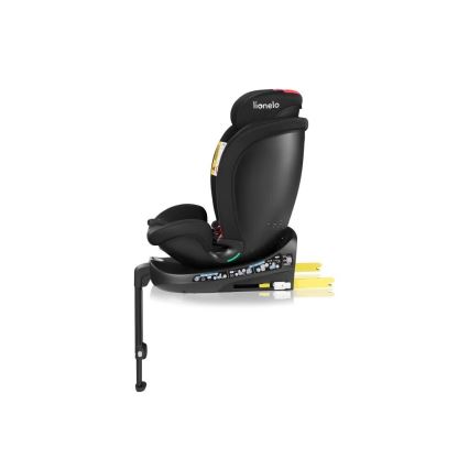 Lionelo - Autosedačka s otočnou základňou NAVY i-Size 40-150 cm čierna/červená