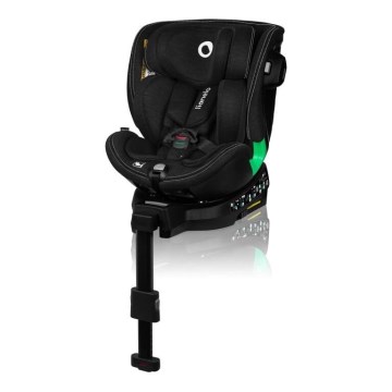 Lionelo - Autosedačka so základňou otočná HARMONY i-Size 40-150 cm čierna