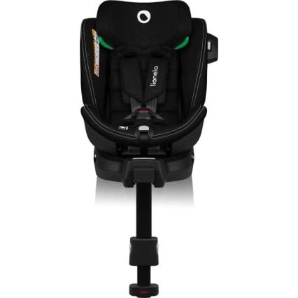 Lionelo - Autosedačka so základňou otočná HARMONY i-Size 40-150 cm čierna