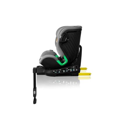 Lionelo - Autosedačka so základňou otočná HARMONY i-Size 40-150 cm čierna/šedá
