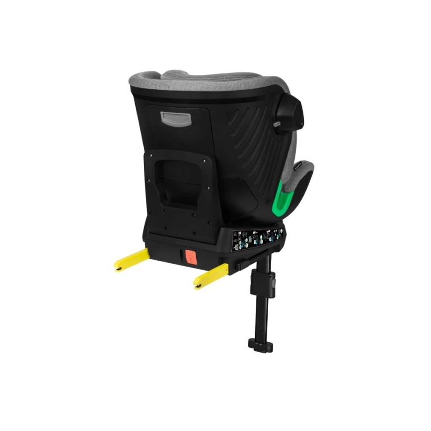 Lionelo - Autosedačka so základňou otočná HARMONY i-Size 40-150 cm čierna/šedá