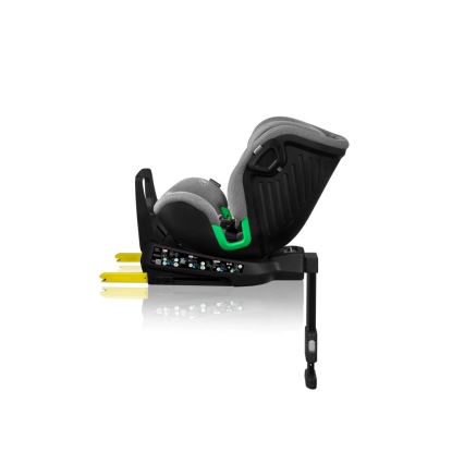 Lionelo - Autosedačka so základňou otočná HARMONY i-Size 40-150 cm čierna/šedá