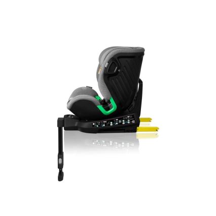 Lionelo - Autosedačka so základňou otočná HARMONY i-Size 40-150 cm čierna/šedá