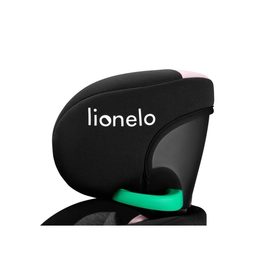 Lionelo - Autosedačka so základňou otočná NAVY i-Size 40-150 cm čierna/ružová