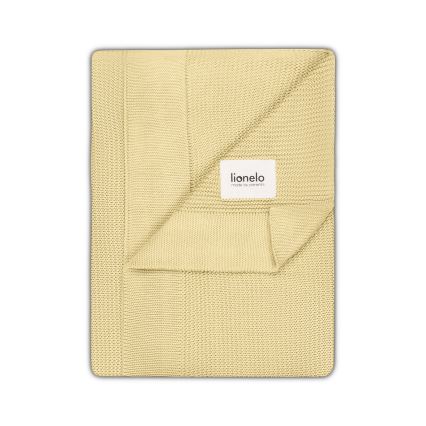 Lionelo - Bambusová deka BAMBOO BLANKET 75x100 cm citrónovo žltá