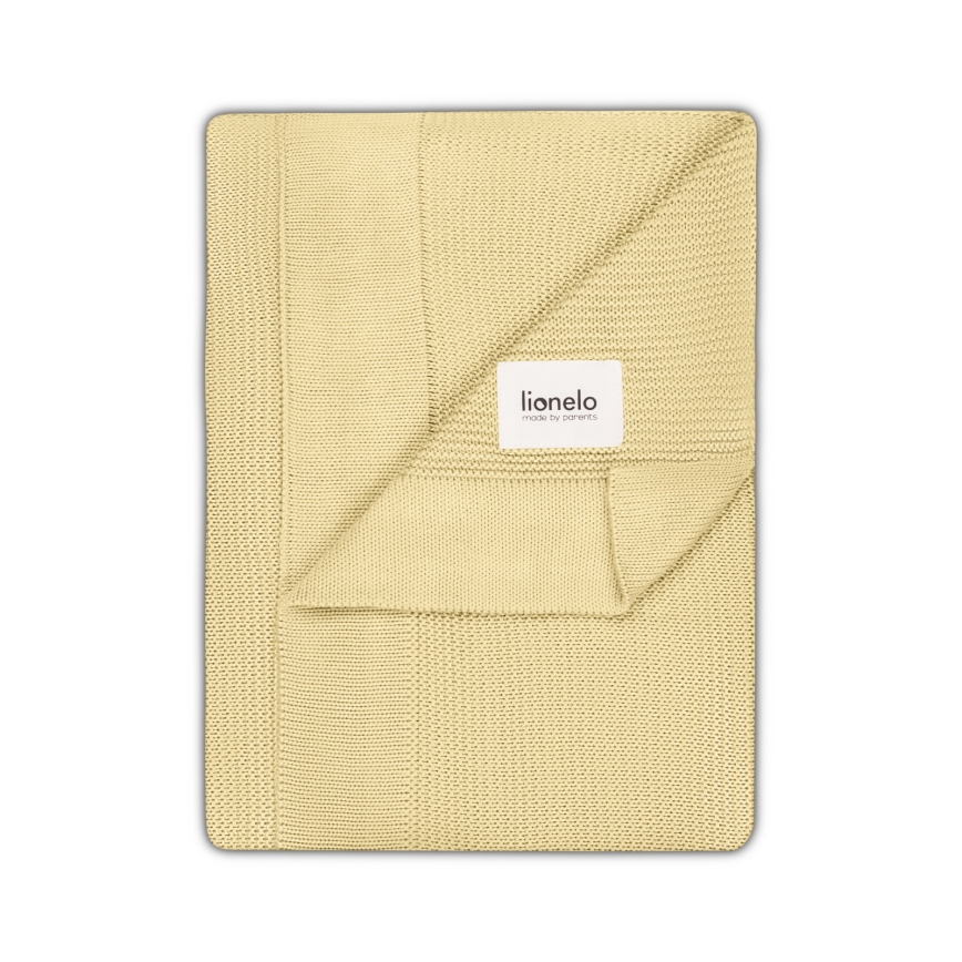 Lionelo - Bambusová deka BAMBOO BLANKET 75x100 cm citrónovo žltá