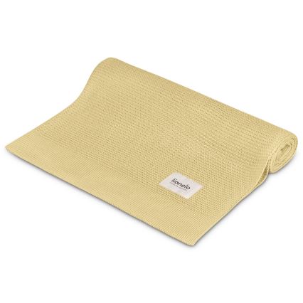 Lionelo - Bambusová deka BAMBOO BLANKET 75x100 cm citrónovo žltá