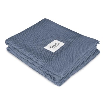 Lionelo - Bambusová deka BAMBOO BLANKET 75x100 cm Modrá