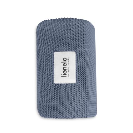 Lionelo - Bambusová deka BAMBOO BLANKET 75x100 cm modrá