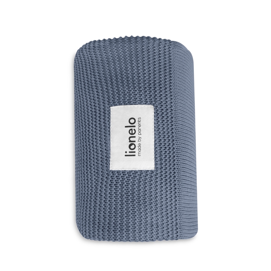 Lionelo - Bambusová deka BAMBOO BLANKET 75x100 cm modrá