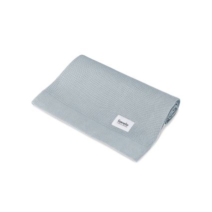Lionelo - Bambusová deka BAMBOO BLANKET 75x100 cm, sivá