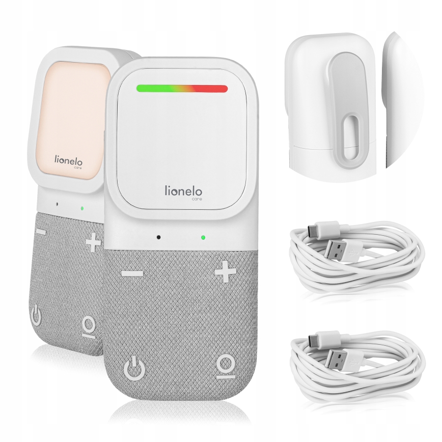 Lionelo - Bezdrôtová nabíjacia detská audio pestúnka BABYLINE 2.2 5V