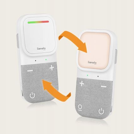 Lionelo - Bezdrôtová nabíjacia detská audio pestúnka BABYLINE 2.2 5V