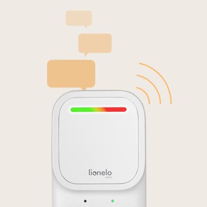 Lionelo - Bezdrôtová nabíjacia detská audio pestúnka BABYLINE 2.2 5V