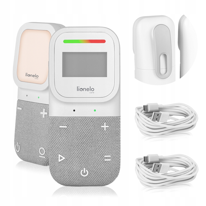 Lionelo - Bezdrôtová nabíjacia detská audio pestúnka BABYLINE 2.3 5V