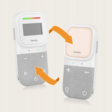 Lionelo - Bezdrôtová nabíjacia detská audio pestúnka BABYLINE 2.3 5V