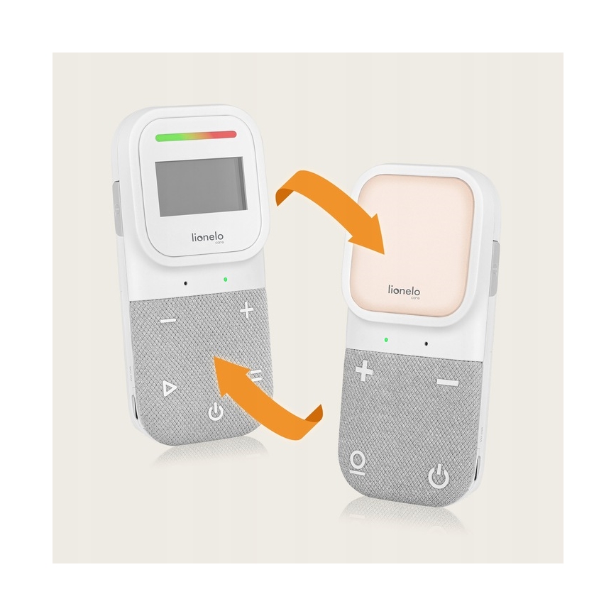 Lionelo - Bezdrôtová nabíjacia detská audio pestúnka BABYLINE 2.3 5V