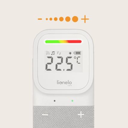 Lionelo - Bezdrôtová nabíjacia detská audio pestúnka BABYLINE 2.3 5V