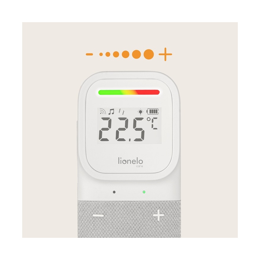 Lionelo - Bezdrôtová nabíjacia detská audio pestúnka BABYLINE 2.3 5V