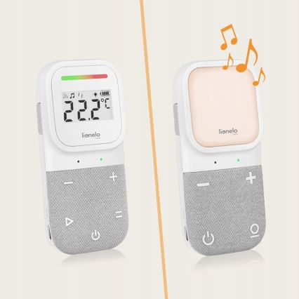 Lionelo - Bezdrôtová nabíjacia detská audio pestúnka BABYLINE 2.3 5V
