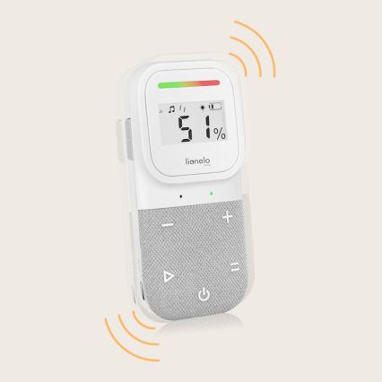 Lionelo - Bezdrôtová nabíjacia detská audio pestúnka BABYLINE 2.3 5V