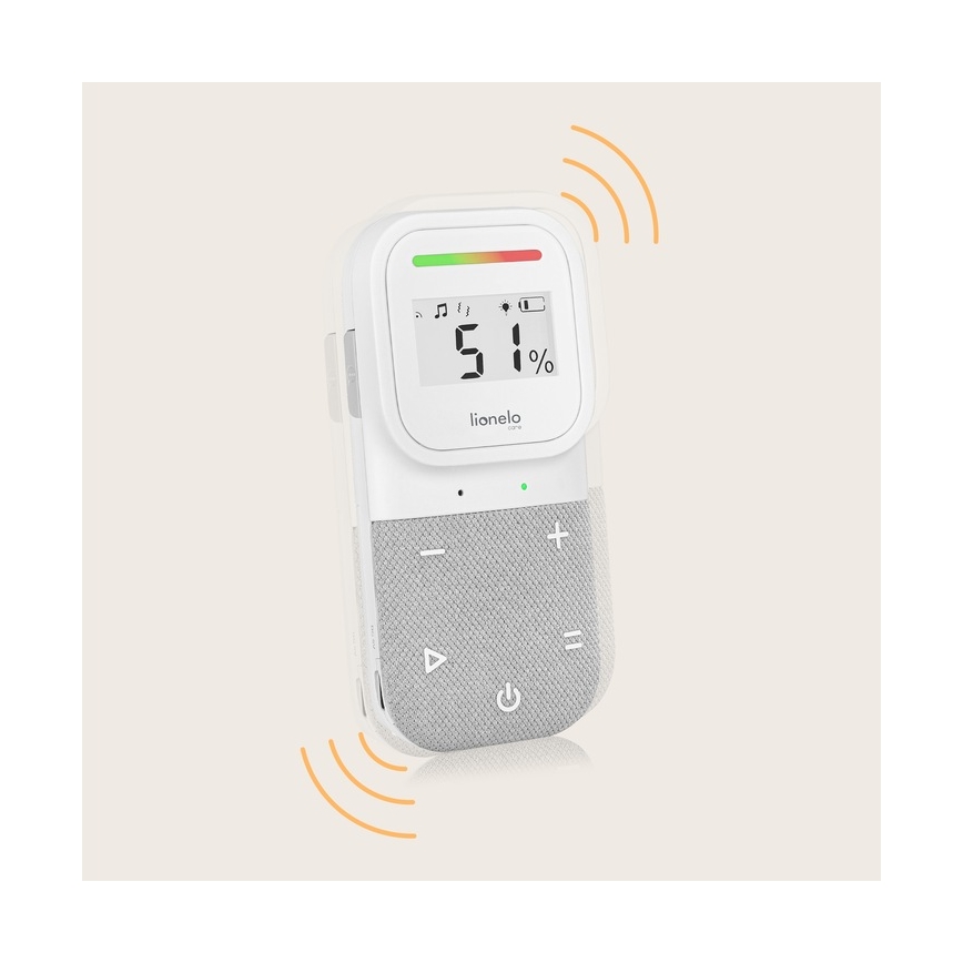 Lionelo - Bezdrôtová nabíjacia detská audio pestúnka BABYLINE 2.3 5V
