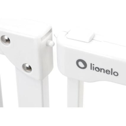 Lionelo - Bezpečnostná bránka TRUUS SLIM LED 1xAAA biela