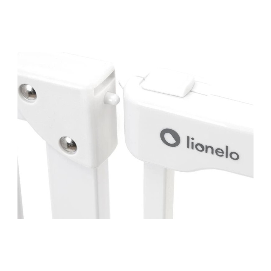 Lionelo - Bezpečnostná bránka TRUUS SLIM LED 1xAAA biela
