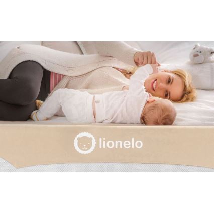 Lionelo - Bezpečnostná zábrana k posteli EVA béžová