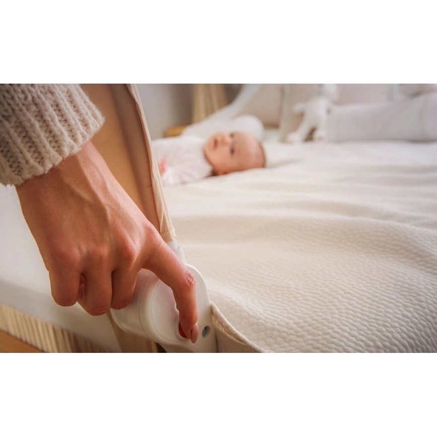 Lionelo - Bezpečnostná zábrana na posteľ EVA sivá