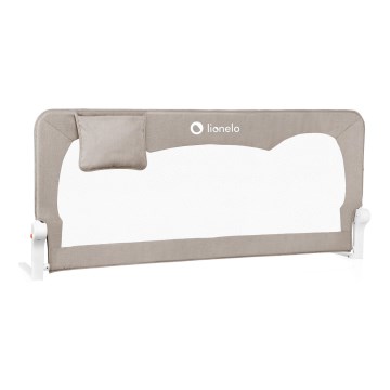 Lionelo - Bezpečnostná zábrana na posteľ HANNA Beige Melange