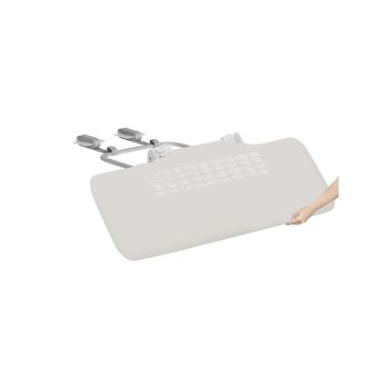 Lionelo - Bezpečnostná zábrana na posteľ LORA, sivá