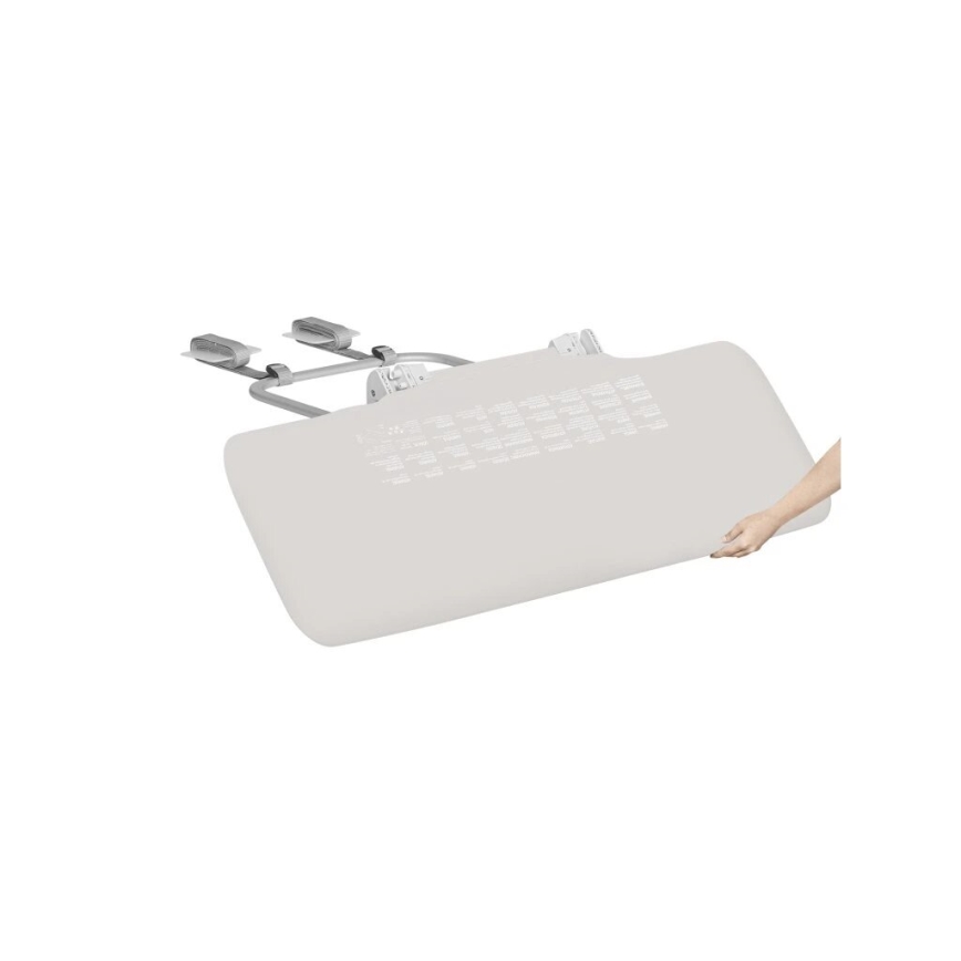 Lionelo - Bezpečnostná zábrana na posteľ LORA, sivá