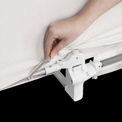 Lionelo - Bezpečnostná zábrana na posteľ LORA, sivá