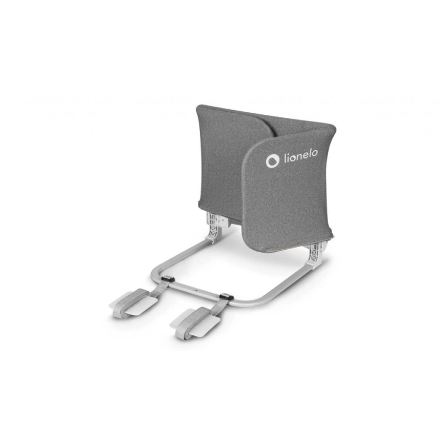 Lionelo - Bezpečnostná zábrana na posteľ LORA tmavošedá